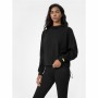 Sudadera con Capucha Mujer 4F Negro