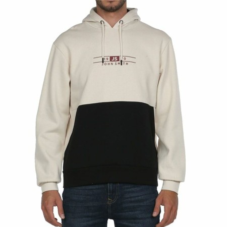 Sudadera con Capucha Hombre John Smith Simil Beige