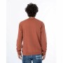 Sweat sans capuche homme Hurley One&Only Solid Marron