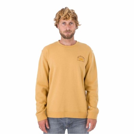 Sudadera sin Capucha Hombre Hurley No Bummers Ocre