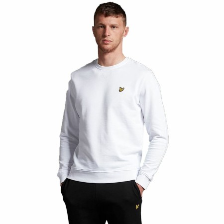 Sudadera sin Capucha Hombre Lyle & Scott V1 Crew Blanco