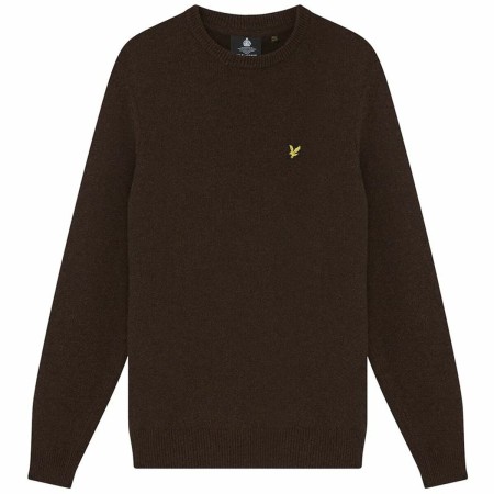 Sudadera sin Capucha Hombre Lyle & Scott V1 Crew Marrón oscuro