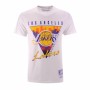 Camiseta de Manga Corta Hombre Mitchell & Ness Los Angeles Lakers Blanco