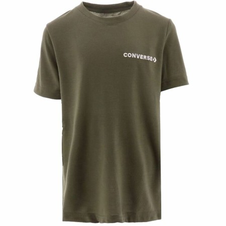 Camiseta de Manga Corta Infantil Converse Field Surplus Oliva