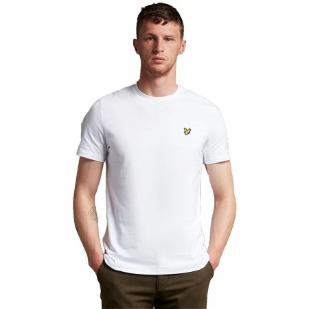 Camiseta de Manga Corta Hombre Lyle & Scott V1-Plain Blanco