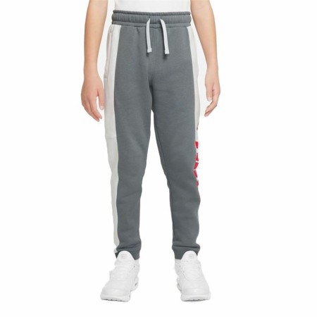 Pantalons de Survêtement pour Enfants Nike Sportswear Blanc Gris foncé