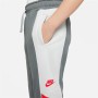 Pantalons de Survêtement pour Enfants Nike Sportswear Blanc Gris foncé