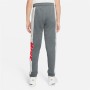 Pantalón de Chándal para Niños Nike Sportswear Blanco Gris oscuro