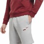 Pantalón Corto Deportivo Reebok Essentials French Terry Gris