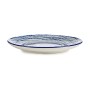 Assiette plate Rayures Porcelaine Bleu Blanc (24 x 2,8 x 24 cm)