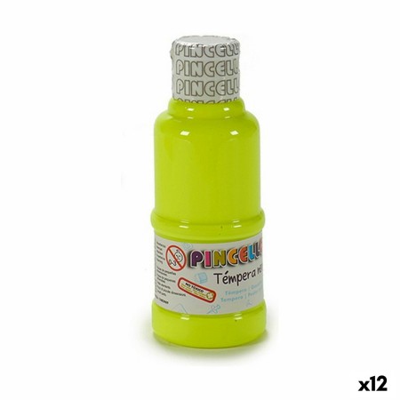 Témperas Neon Amarillo 120 ml (12 Unidades)