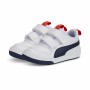 Chaussures casual enfant Puma Multiflex SL V Bleu Blanc