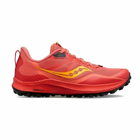 Chaussures de Running pour Adultes Saucony Peregrine 12 Femme Rouge foncé