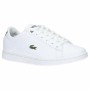 Baskets Casual pour Femme Lacoste Carnaby Evo Blanc