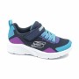 Zapatillas Deportivas Infantiles Skechers Gore Strap Morado Azul