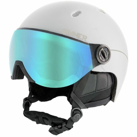 Casco de Esquí Sinner Titan Visor 55-58 cm Blanco