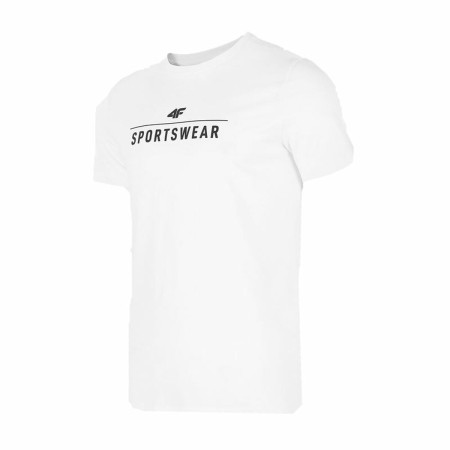 Camiseta de Manga Corta Hombre 4F Sportswear Blanco