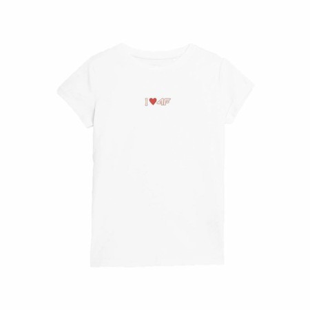 T shirt à manches courtes Enfant 4F JTSD005 Blanc