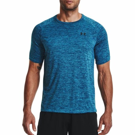 Camiseta de Manga Corta Hombre Under Armour Tech 2.0 Azul