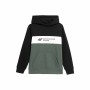 Sudadera con Capucha Niño 4F Verde Negro