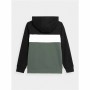 Sudadera con Capucha Niño 4F Verde Negro