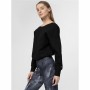 Sudadera sin Capucha Mujer 4F Negro