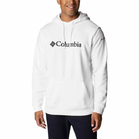 Sudadera con Capucha Hombre Columbia CSC Basic Logo Blanco