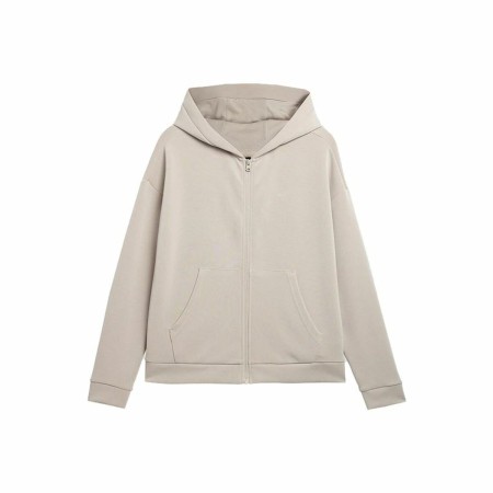 Sudadera con Capucha Mujer 4F BLD041 Beige