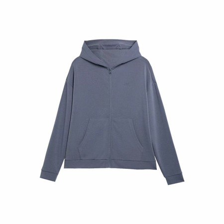 Sudadera con Capucha Mujer 4F BLD041 Azul