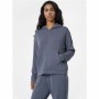 Sudadera con Capucha Mujer 4F BLD041 Azul
