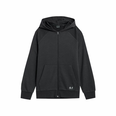 Sudadera sin Capucha Hombre 4F BLM011 Negro