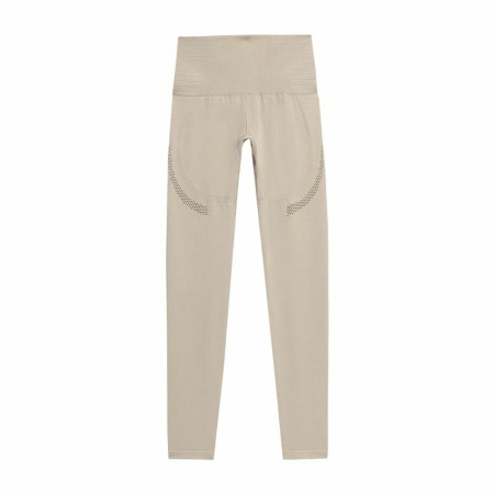 Mallas Deportivas de Mujer 4F Functional Beige