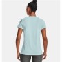 Camiseta de Manga Corta Mujer Under Armour Tech Twist Azul claro