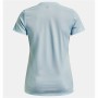 Camiseta de Manga Corta Mujer Under Armour Tech Twist Azul claro