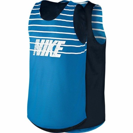 Maillot de Corps sans Manches pour Homme Nike Knit Tank-Reversible Bleu