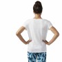 Camiseta de Manga Corta Mujer Reebok Floral Easy Crossfit Blanco