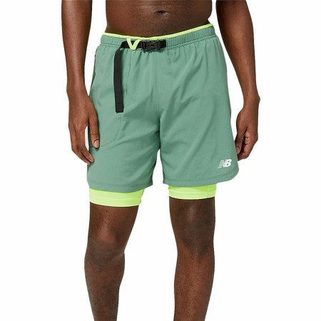 Short de Sport pour Homme New Balance Impact Run Vert Homme