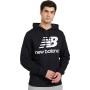 Sweat à capuche homme ESSE ST LOGO POHO New Balance MT03558 Noir