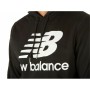 Sudadera con Capucha Hombre ESSE ST LOGO POHO New Balance MT03558 Negro