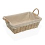 Cesta para el Pan Versa Blanco Bambú Algas marinas (19 x 9 x 27 cm)