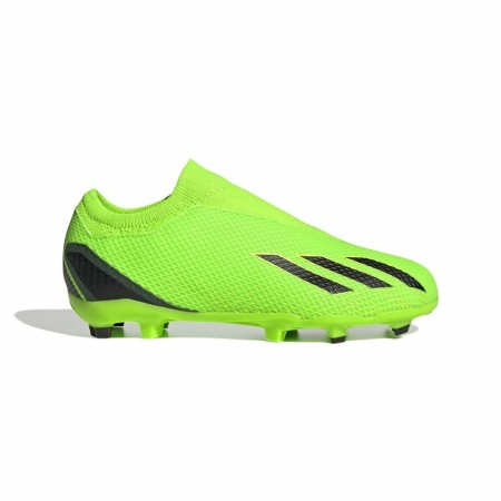 Botas de Fútbol para Niños Adidas X Speedportal 3 Césped Verde limón