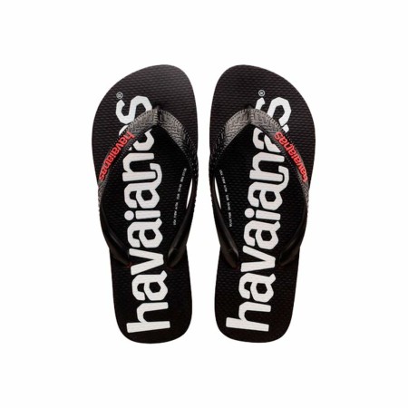 Tongs pour Femmes Havaianas Logomania Noir