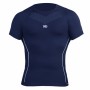 T-shirt Thermique pour Homme Sport Hg Bleu foncé