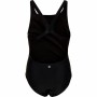 Maillot de Bain Fille Adidas Classic Sports 3 Stripes Noir