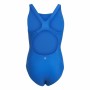 Maillot de Bain Fille Adidas Badge of Sport Bleu