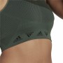 Soutien-gorge de Sport Adidas Aeroknit Olive