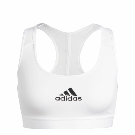 Soutien-gorge de Sport Adidas PowerReact Training Blanc