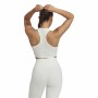 Soutien-gorge de Sport Adidas Yoga Studio Blanc