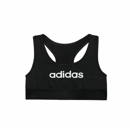 Sujetador Deportivo Adidas Sports Single Jersey Infantil Negro