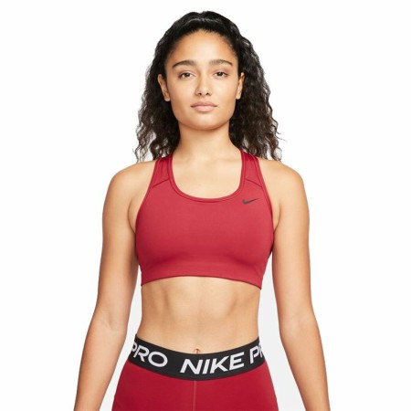 Soutien-gorge de Sport Nike Swoosh Rouge